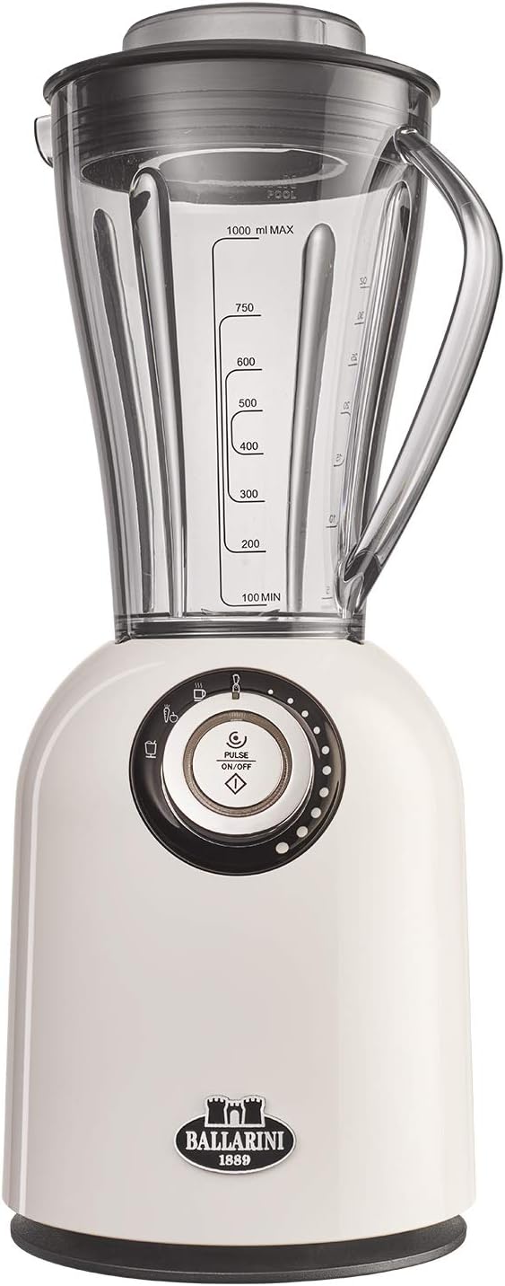 Ballarini Tesoro Countertop Blender - Ivory White, Made in Italy