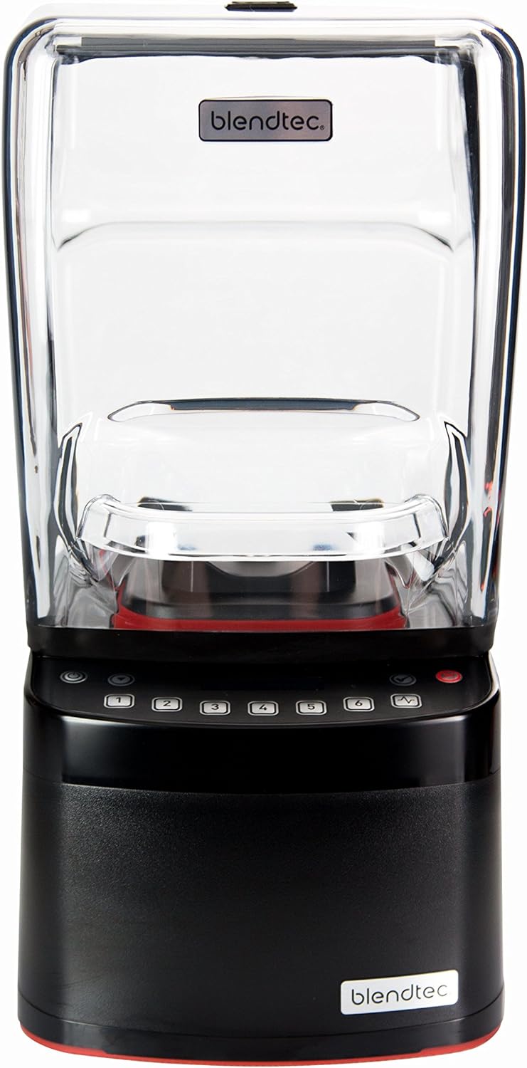 Blendtec S885C2901-B1GB1A Stealth Countertop Blender with 2 Fourside Jars, Black