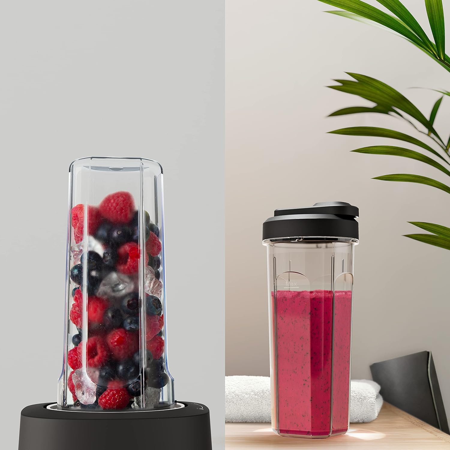 Electrolux High Performance Blender for Shakes and Smoothies with 1.75 L Glass Jar and To Go Bottle Mixer