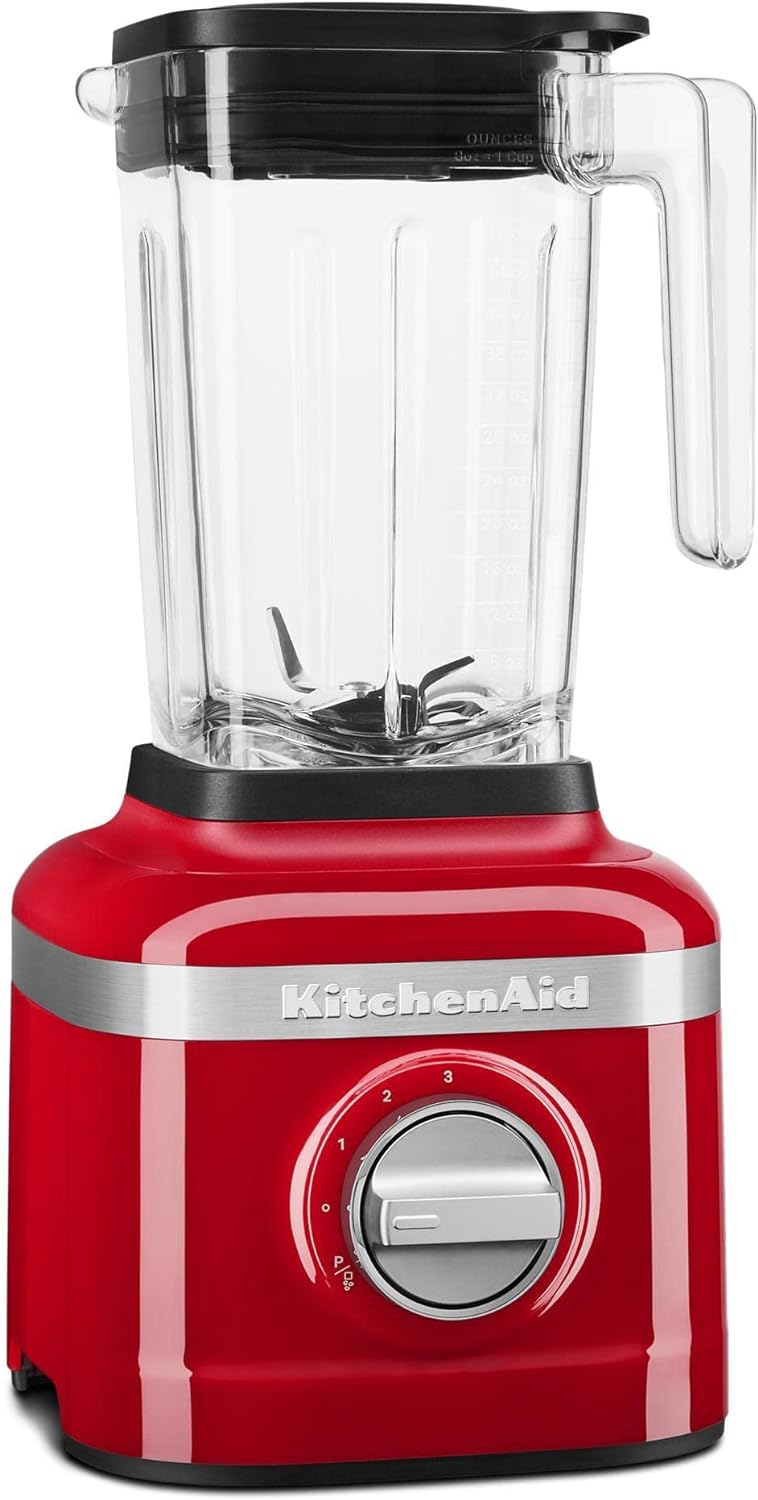 KitchenAid KSB1325PA K150 3 Speed Ice Crushing Blender, 48 oz, Passion Red
