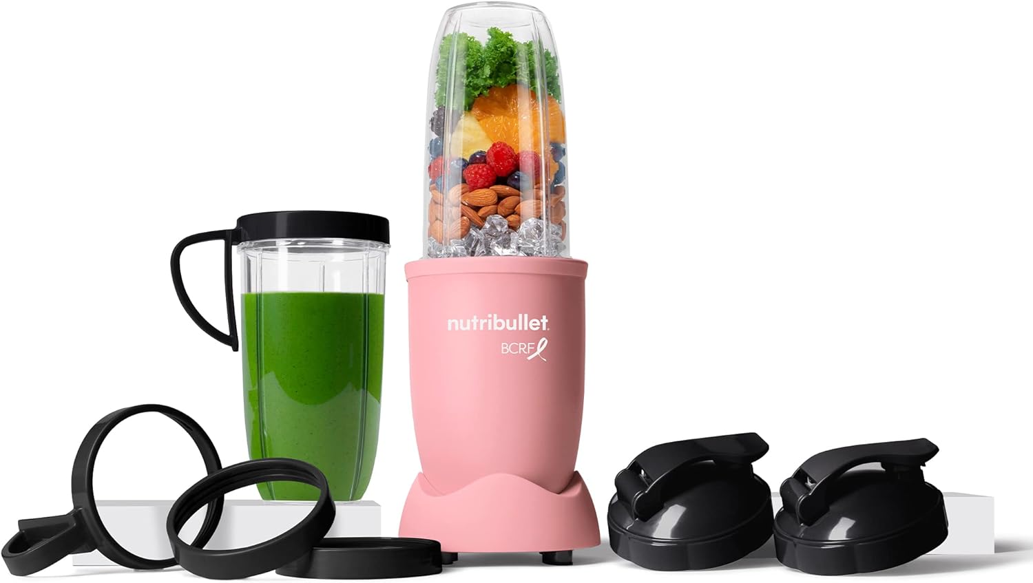 nutribullet Pro BCRF Exclusive, 12pc. Matte Pink