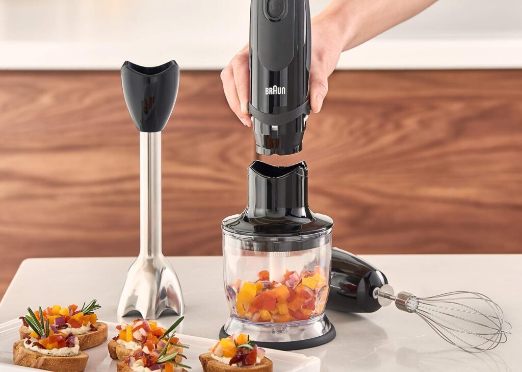 Braun MQ5025 Hand Blender Multiquick Vario, MQ5025, Black