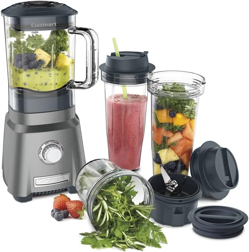 Cuisinart CPB-380 Hurricane Compact Juicing Blender, Gunmetal