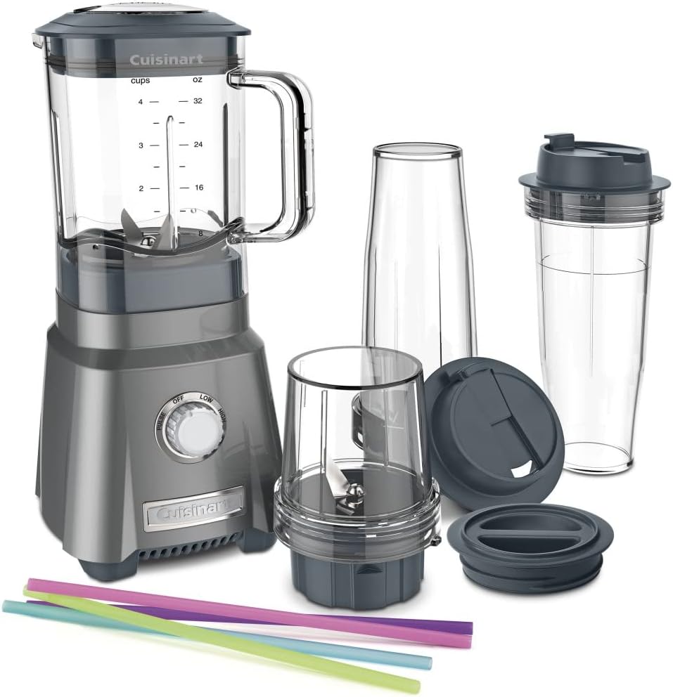 Cuisinart CPB-380 Hurricane Compact Juicing Blender, Gunmetal