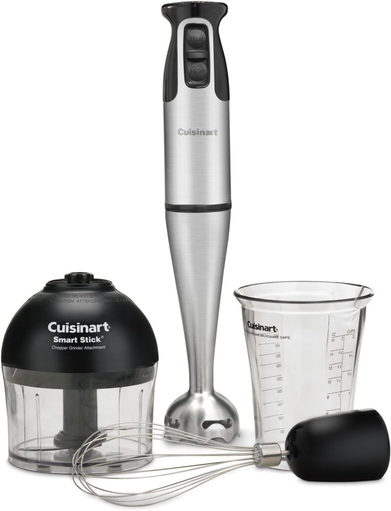 Cuisinart CSB-79 Smart Stick 2 Speed Hand Blender, Stainless Steel/Black