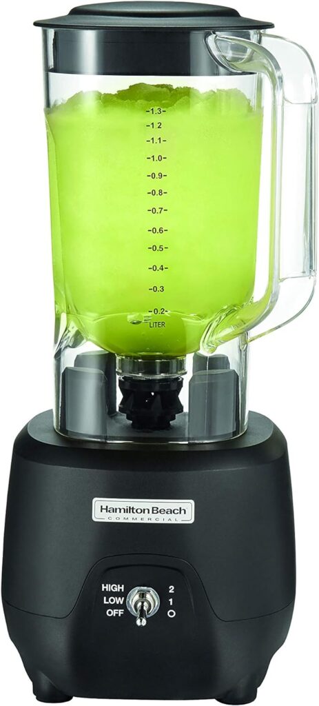 Hamilton Beach Commercial 908R 44Oz Bar Blender, 2 Speed, 1 HP, Black (HBB908R)