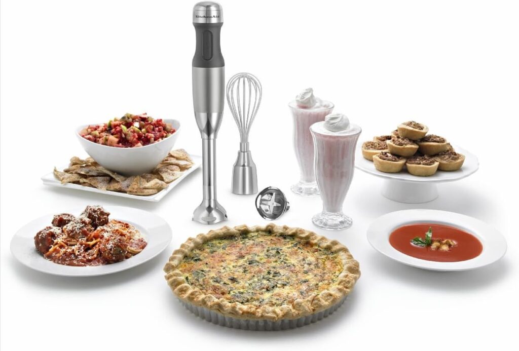 KitchenAid KHB2561CU 5-Speed Hand Blender - Contour Silver