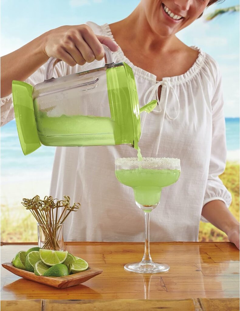 Margaritaville Bahamas Frozen Concoction Dual Mode Beverage Maker Home Margarita Machine with No-Brainer Mixer and, 36 Ounce Pitcher