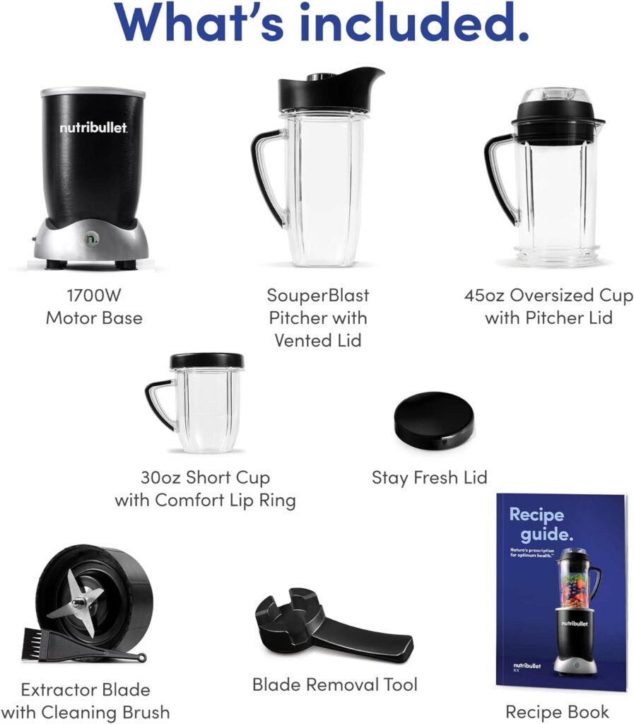 NutriBullet Rx N17-1001 Blender, Black