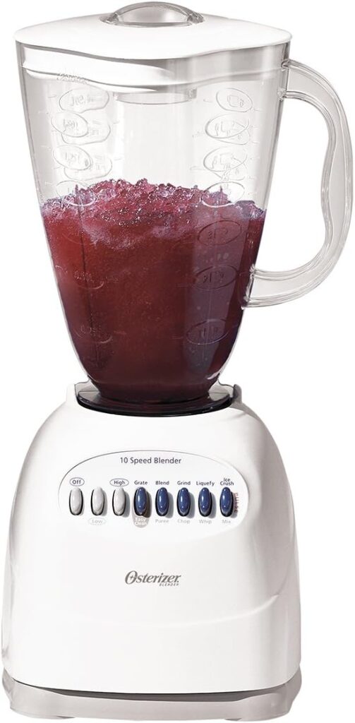 OSTER 6640 ampndash NP1 10-Speed Blender with Plastic Jar, 48 Ounce, White