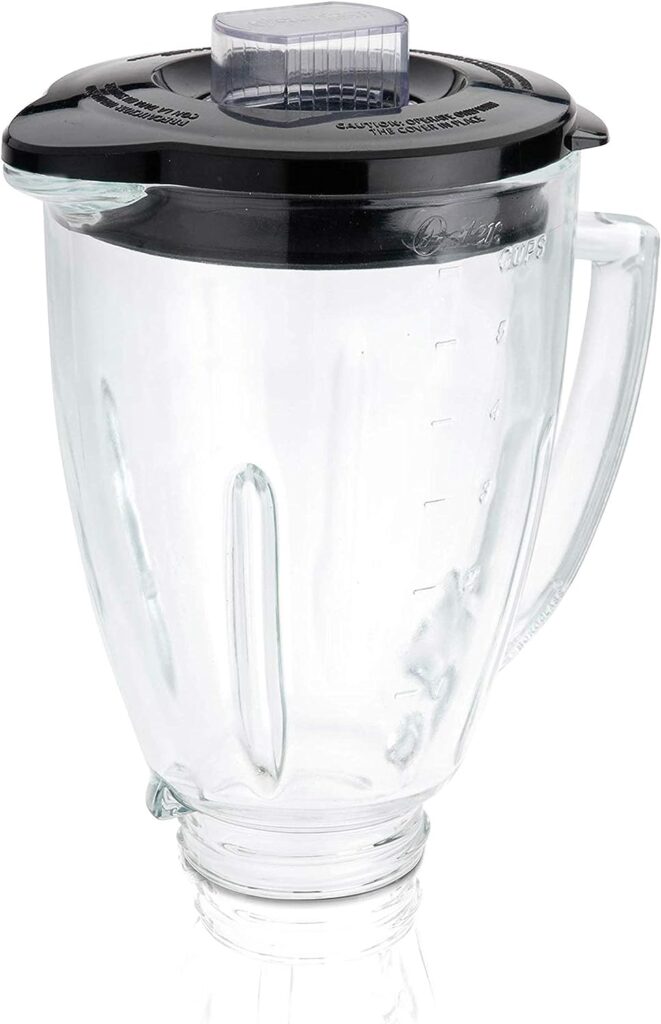 Oster Core 16-Speed Blender with Glass Jar, Black, 006878. Brushed Chrome , 40 Ounce