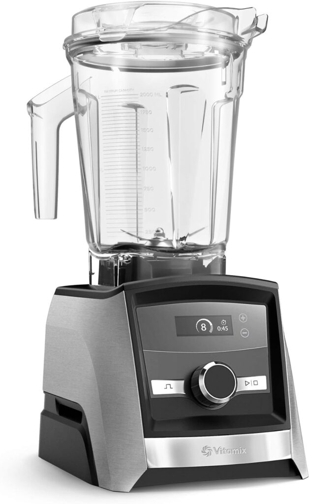 Vitamix A3300 Ascent Series Smart Blender, Professional-Grade, 64 oz. Low-Profile Container, Black