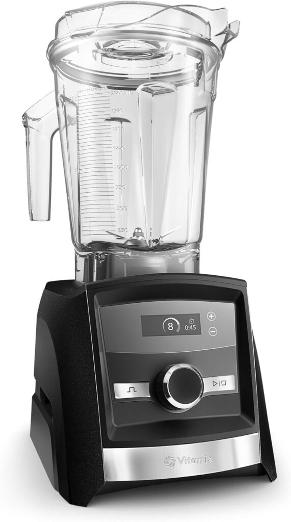 Vitamix A3300 Ascent Series Smart Blender, Professional-Grade, 64 oz. Low-Profile Container, Black