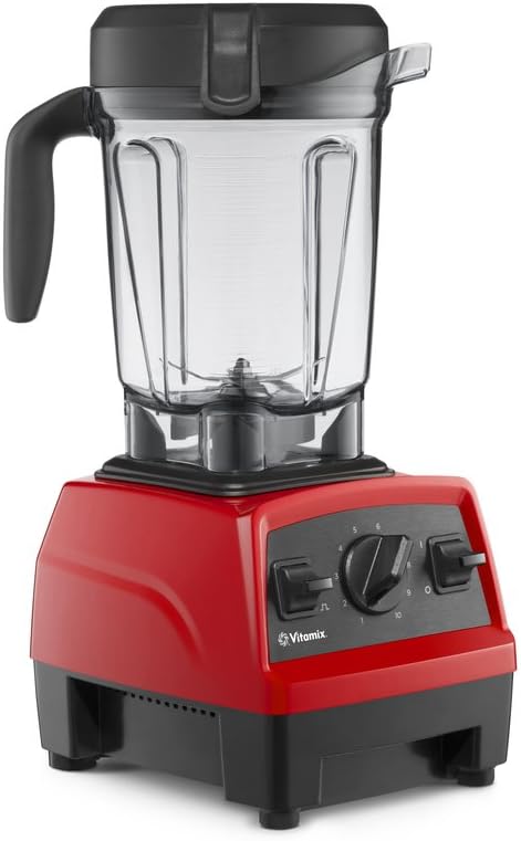 Vitamix Explorian Blender, Professional-Grade, 64 oz. Low-Profile Container, Red (Renewed Premium)